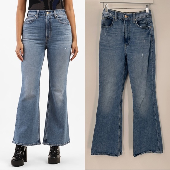 Levi's X Deepika Padukone 70S High Flare Wide Leg Jeans 26 ALTERED WAIST - Picture 1 of 7